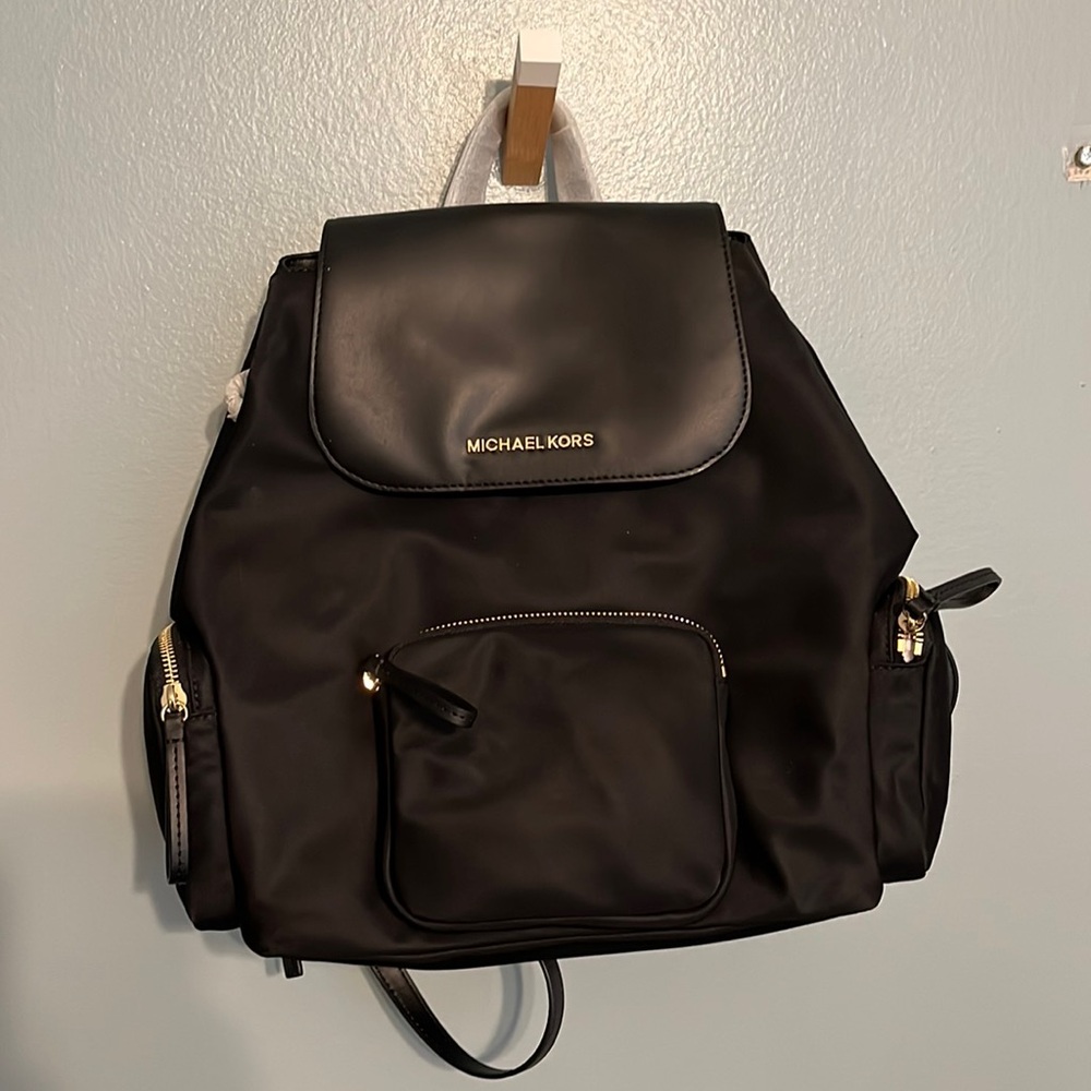 NWT Michael Kors Abbey Large Cargo Backpack